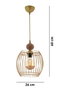 Opviq Lillian Wood Dorado y Natural